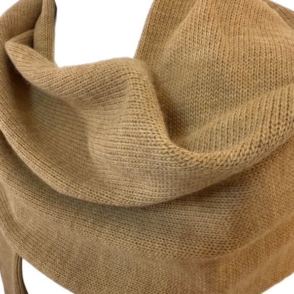 Sisley Camel Colour Scarf - 🇷🇴 Made in Romania 🇷🇴 - Picture 5 of 9